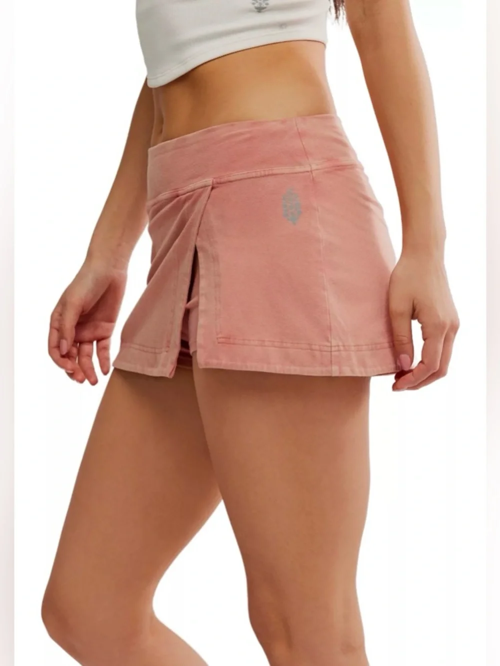 NWT Free People Movement M Hot Shot Mini Skort in Petal Built in Shorts New - Picture 7 of 11